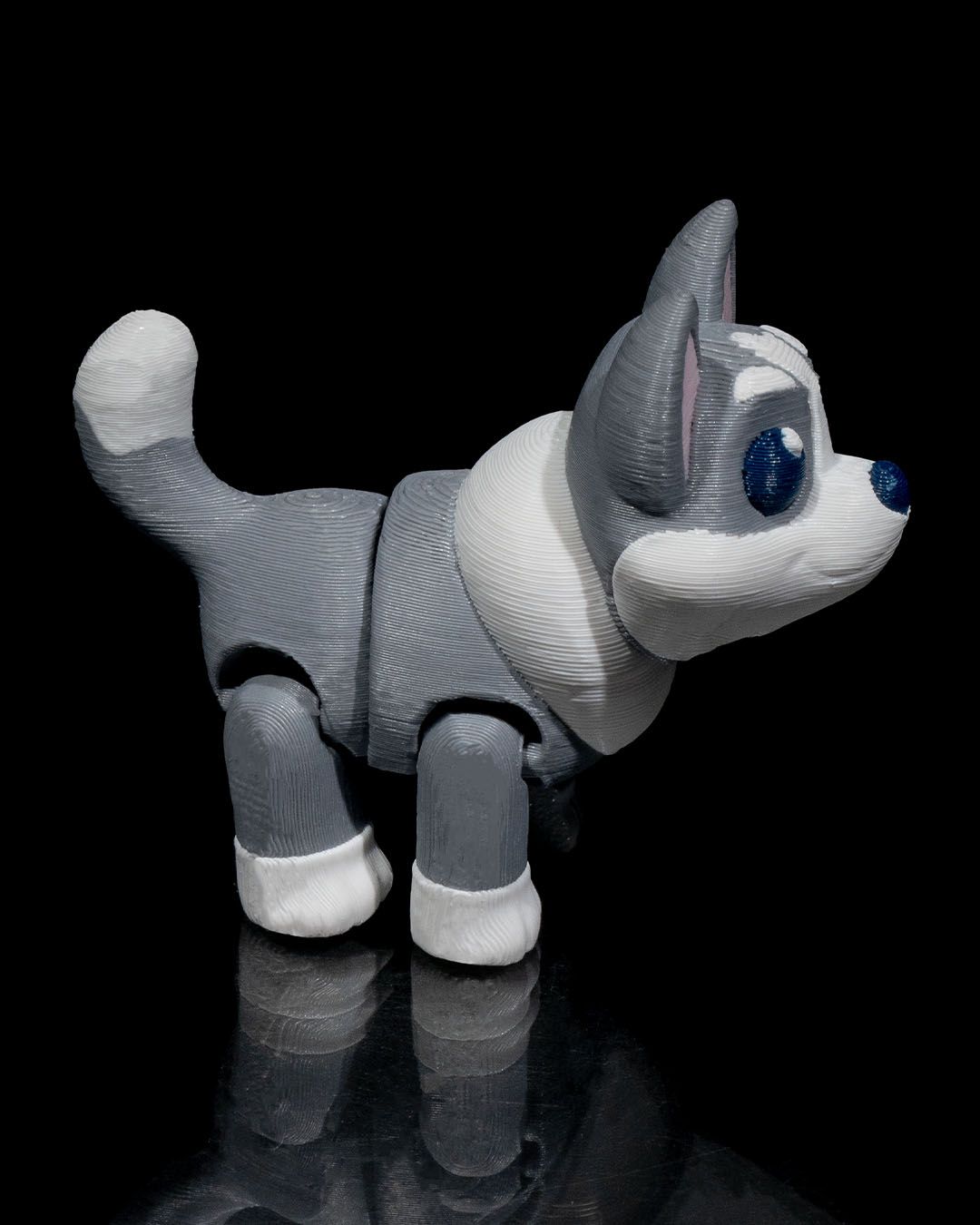 Husky Pocket Pal Toy & Keychain